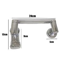 Torneira Monocomando Articulada Cromada Quente Frio - 2