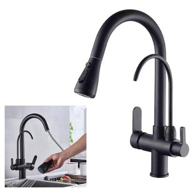 Torneira Gourmet Preta Monocomando Luxo 360 Quente Frio