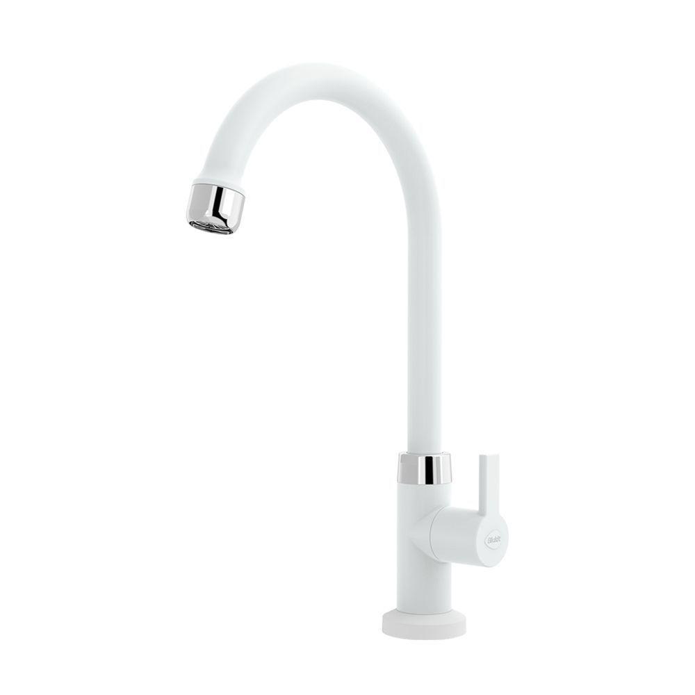 Torneira Blukit De Bancada Confort 1/4 De Volta Branca - 1