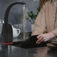 Torneira Eletrônica Zagonel Prima Touch 5500w De Parede Ou Bancada Preto - 220v - 5