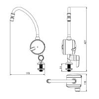 Torneira Elétrica Loren Easy 220v - Lorenzetti Mesa - 2