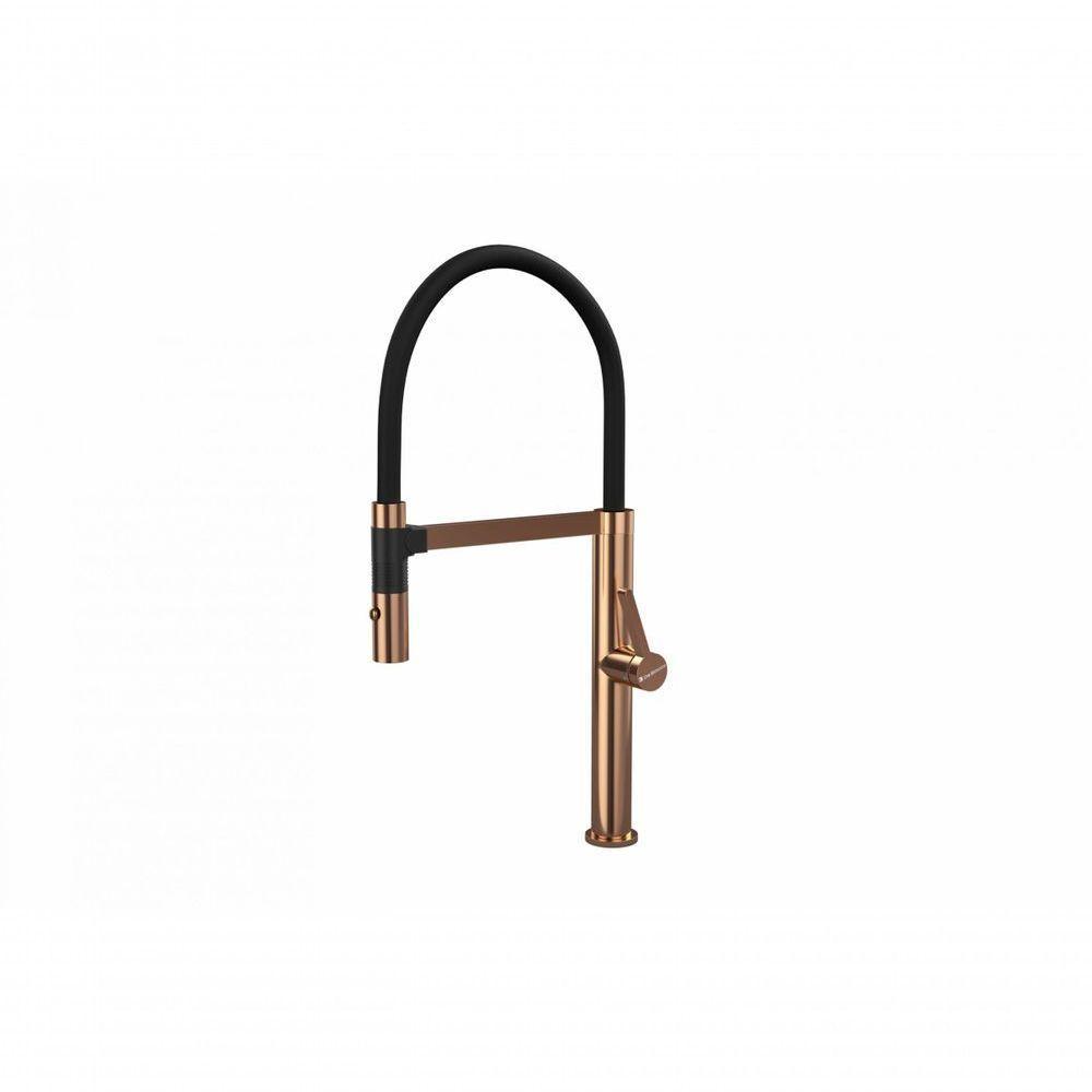 Misturador Monocomando Gourmet Com Imã Rose Gold - Debacco - 1