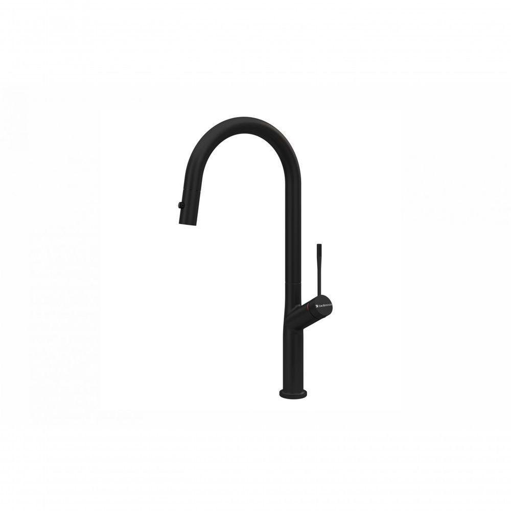 Misturador Monocomando 400 Gourmet Extensível Black Matte - Debacco - 1