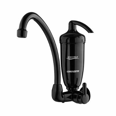 Purificador De água Com Torneira Acqua Bella Parede Lorenzetti - Preto