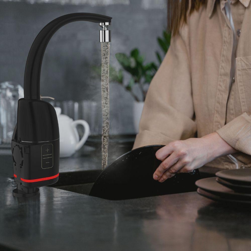 Torneira Eletrônica Prima Touch 220v - Zagonel Preto - 3