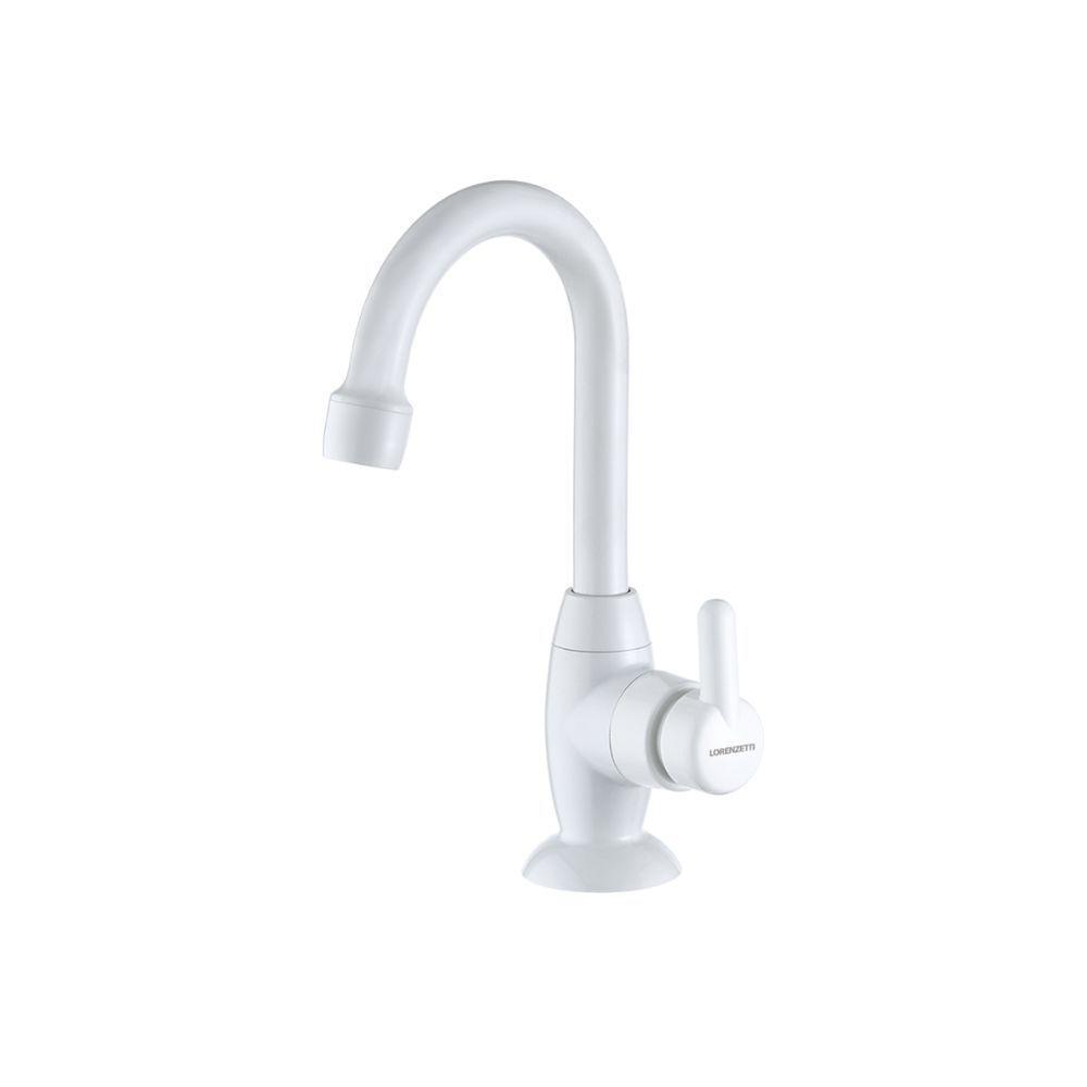 Torneira Pvc Lavatório Mesa Bancada 1195 F31 - Lorenzetti Branco - 1