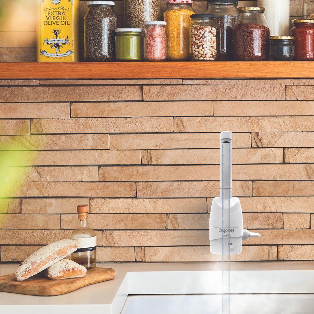 Torneira Elétrica Luna 4 Temperaturas 220v - Zagonel Branco - 2