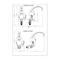 Torneira Eletrônica Tramontina Com Bica Articulada 5500 W 127 V