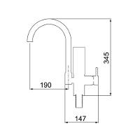 Purificador Monocomando Acqua Class Lorenzetti Cromado - 2
