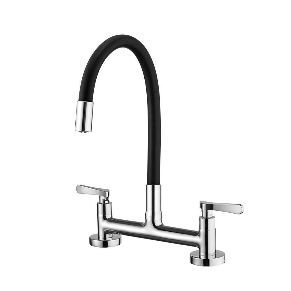 Misturador Para Cozinha De Balcão Flexível 1256 B27 Lorenzetti - Preto - 1