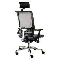 Cadeira Presidente Com Encosto Tela Mesh Net Design Preto. - 2