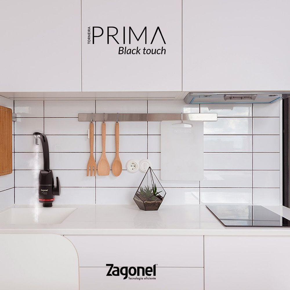 Torneira Elétrica Prima Touch 5500w Zagonel Black - 9