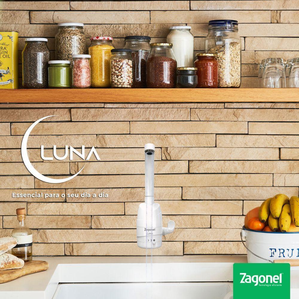 Torneira Elétrica Luna 4t 5500w Zagonel Black - 4