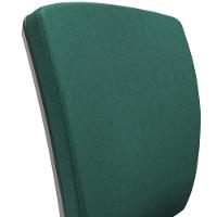 Cadeira De Escritório Fixa Executiva Office Preto Slim Alta Flexi P03 Poliéster Verd - 14