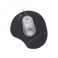 Mouse Pad Multilaser Com Apoio Para Pulso Em Gel Ac0 Preto - 1