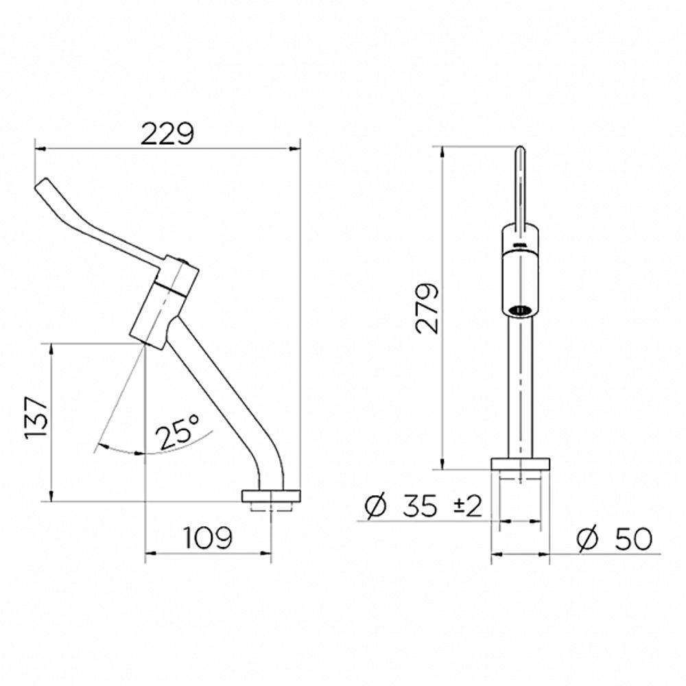 Torneira Lavatório Docol Benefit Com Alavanca Acessibilidade - 2