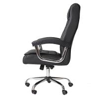 Kit 2 Cadeiras De Escritório Presidente Top Preta Preto - 3