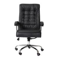 Kit 2 Cadeiras De Escritório Presidente Top Preta Preto