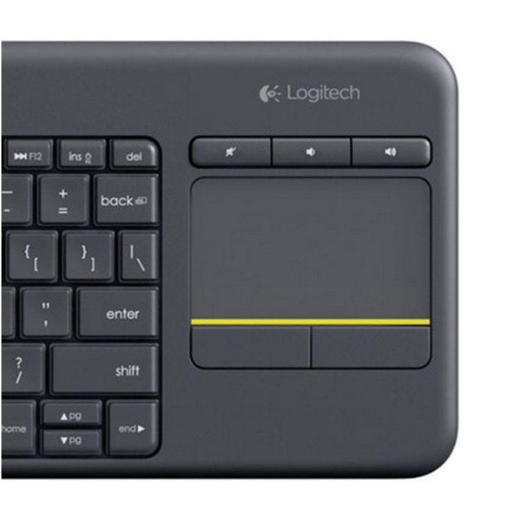Teclado Sem Fio Touch Pad Integrado Logitech K400 E Mouse - 3