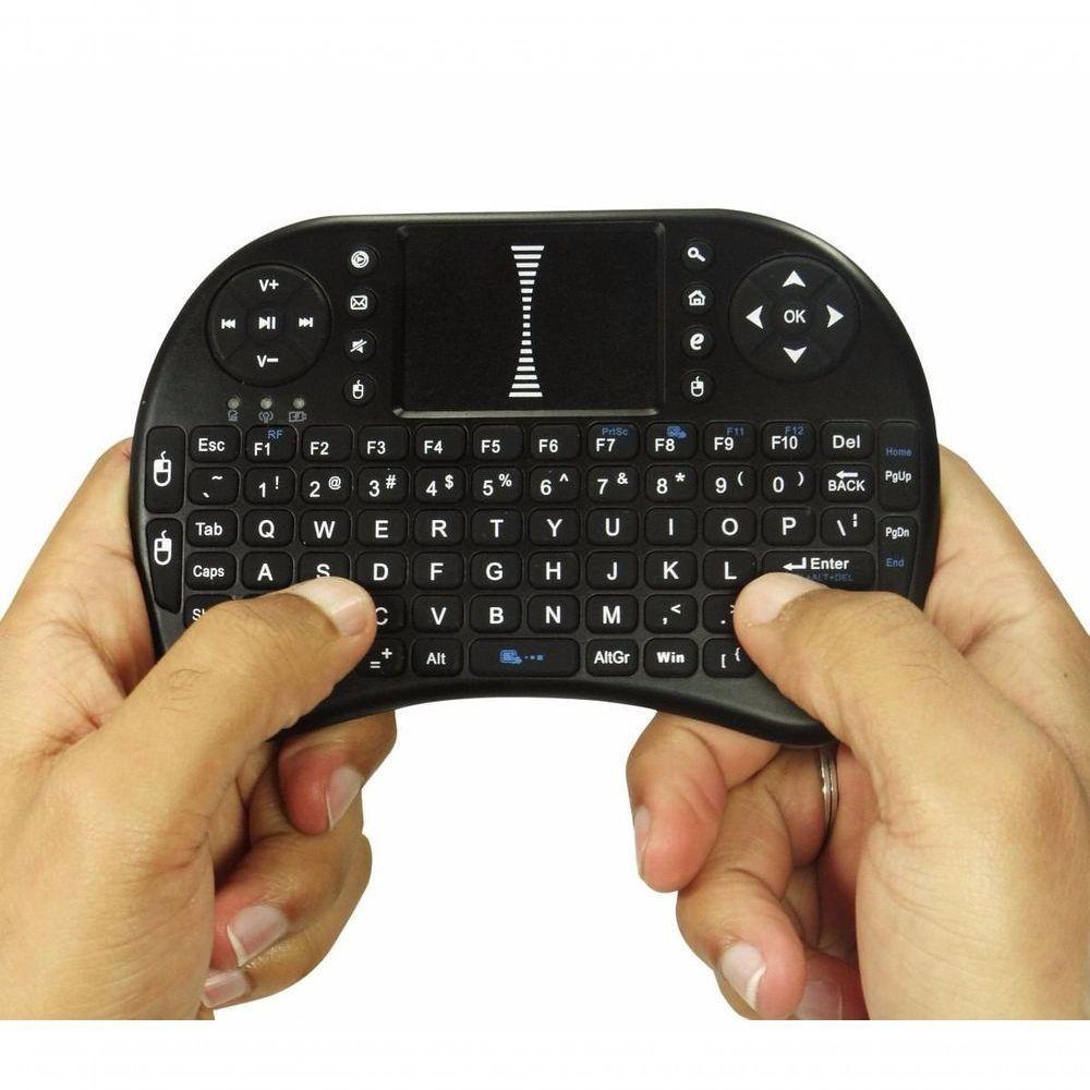 Mini Teclado Sem Fio Touchpad Ideal Para Smart Tv - 1