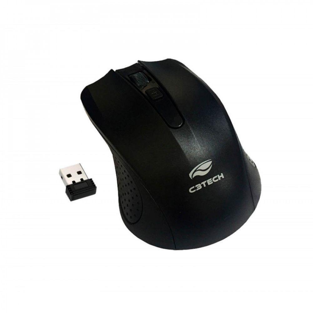 Mouse Sem Fio Rc/nano M-w20bk C3tech Preto - 1