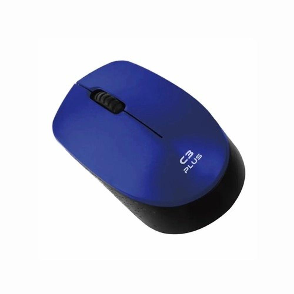 Mouse Sem Fio C3Tech Azul C3Plus - M-W17Bl - 1