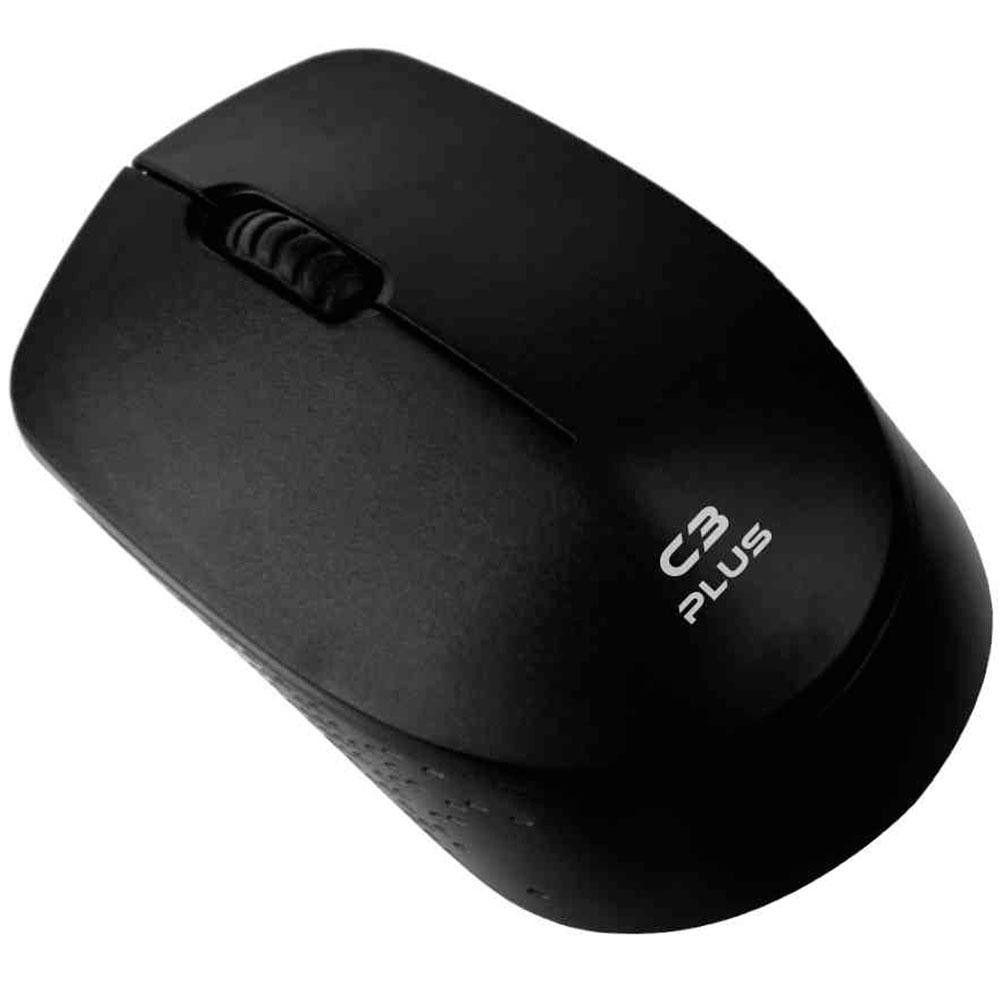 Mouse C3Tech Usb S/Fio Preto C3Plus - M-W17Bk - 1