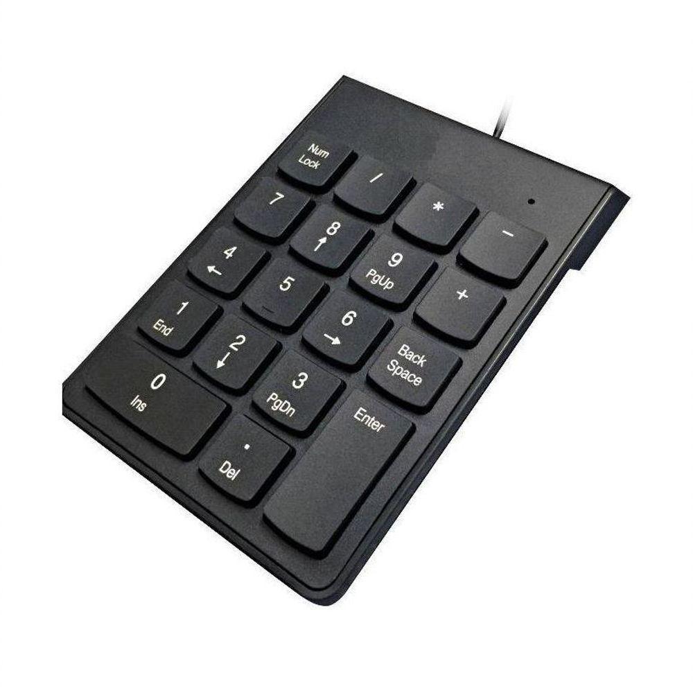Teclado Numérico Com Cabo Usb 2.0 - Preto - 2