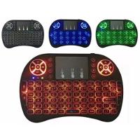 Mini Teclado Recarregavel Keyboard Usb Sem Fio Touch Pad - 1