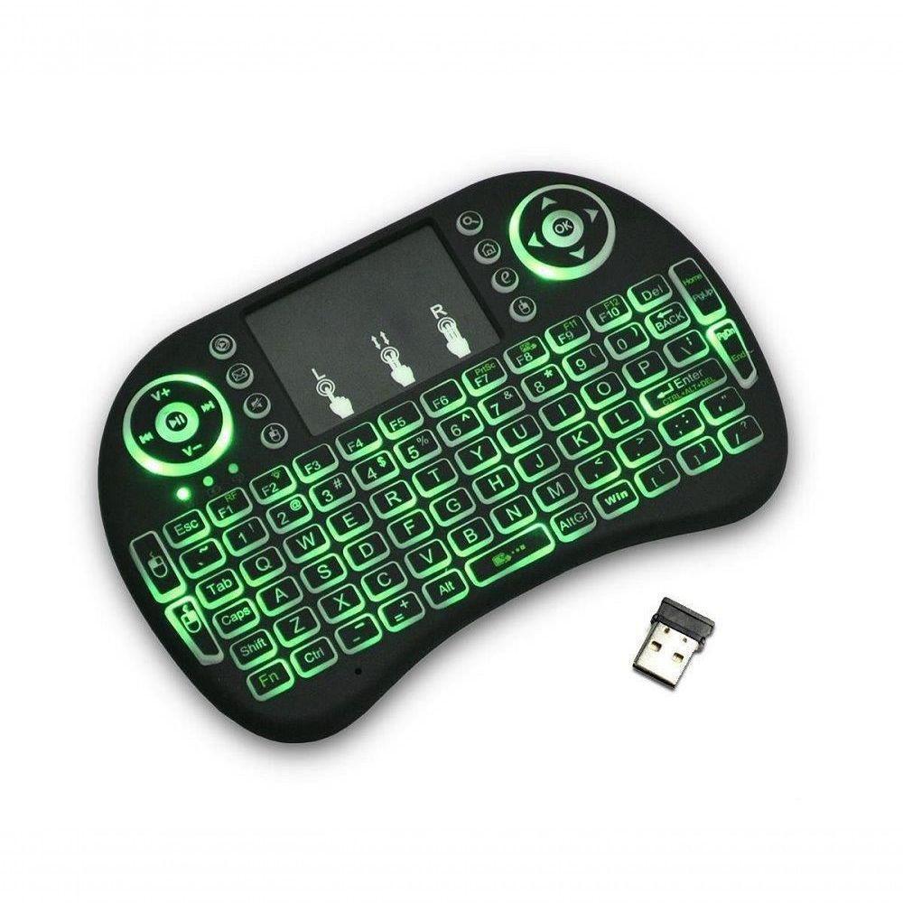 Mini Teclado Touchpad Com Led Wireless Bluetooth Sem Fio - 1