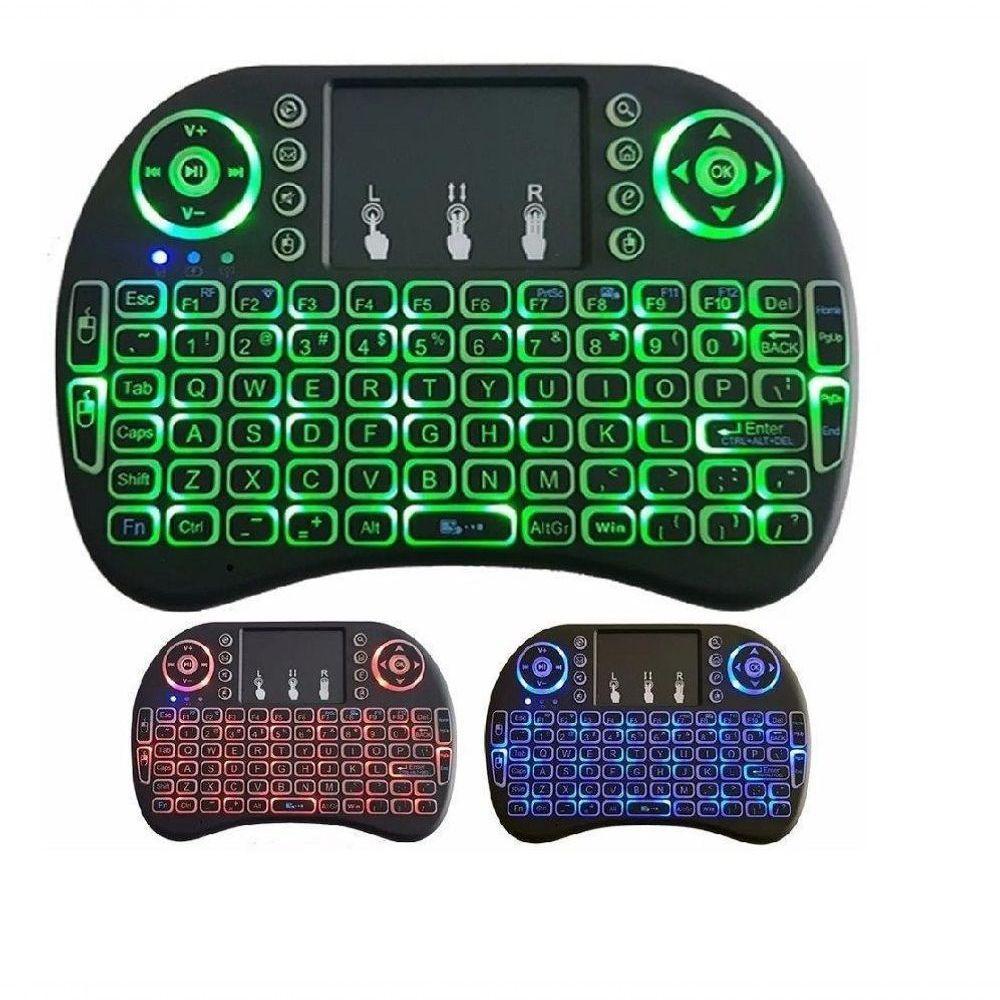 Mini Teclado Touchpad Com Led Wireless Bluetooth Sem Fio - 5