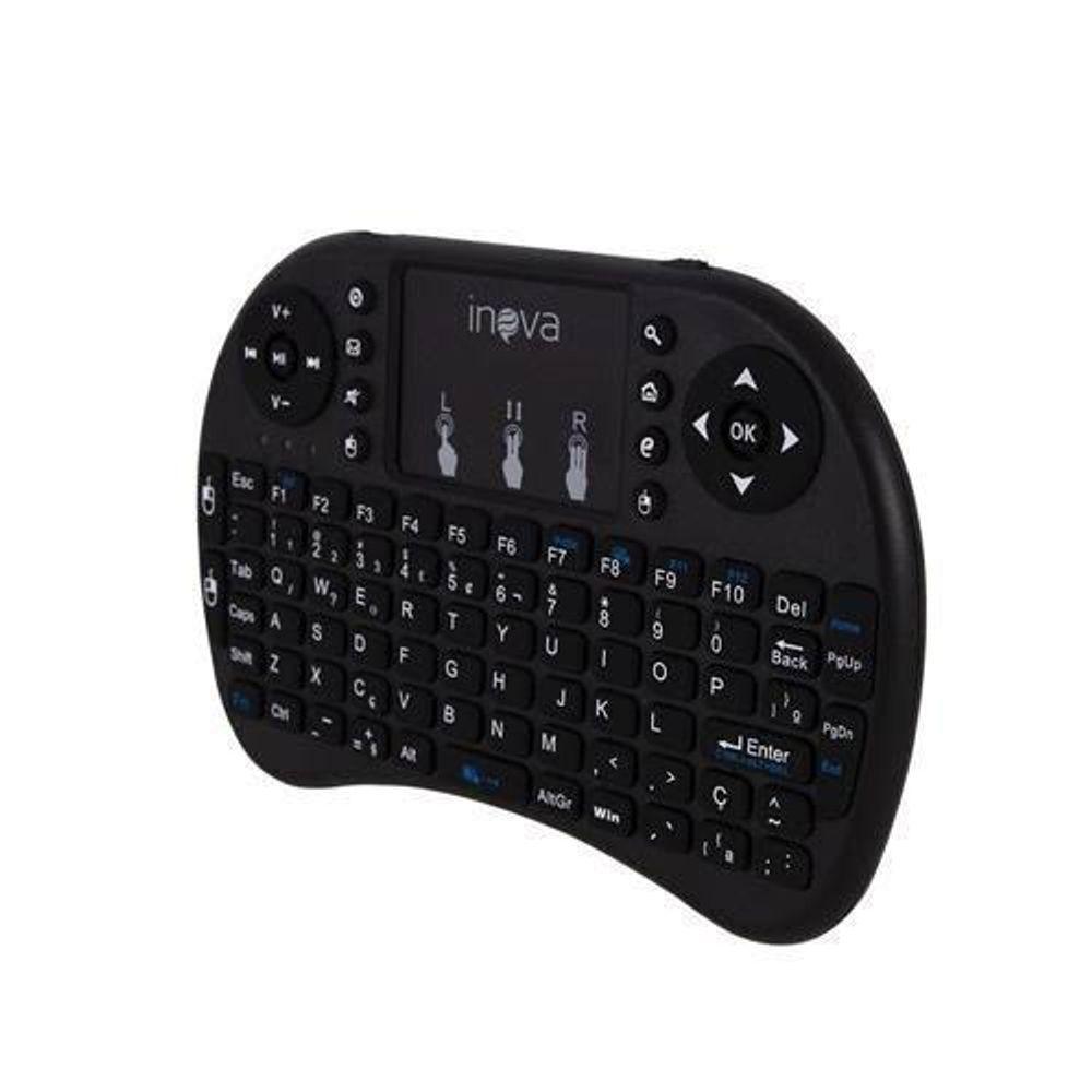 Mini Teclado Sem Fio Inova Key-7189 Recarregável Touchpad - 1
