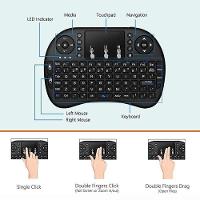 Mini Teclado L8 Sem Fio 2.4Ghz Mouse Com Toutchpad - 5