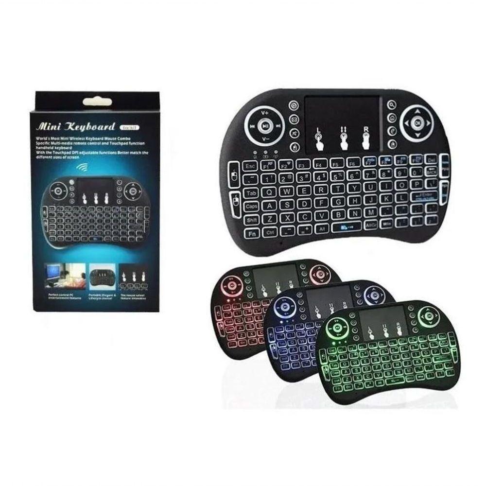 Mini Teclado Led Controle Bluetooth Para Smart - 2