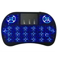 Mini Teclado Mouse Touch Sem Fio Wireless Com Luz Backlit - 1