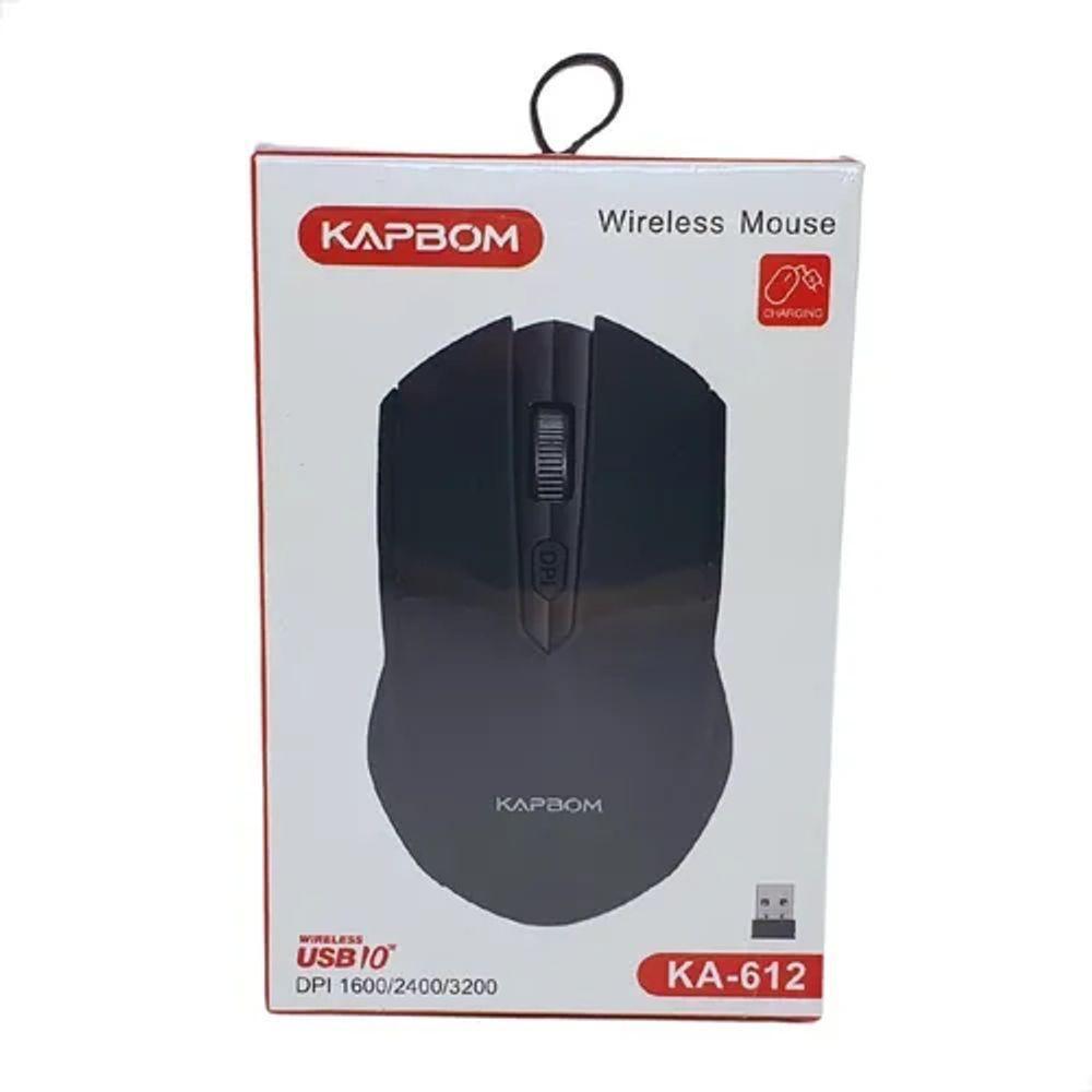 Mouse Wireless Sem Fio Receptor Usb Cabo V8 - 5