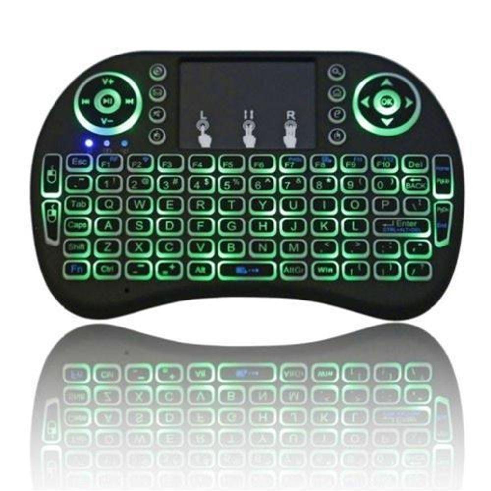 Mini Teclado Mouse Iluminado Led Touchpad Wireless Bluetooth - 3