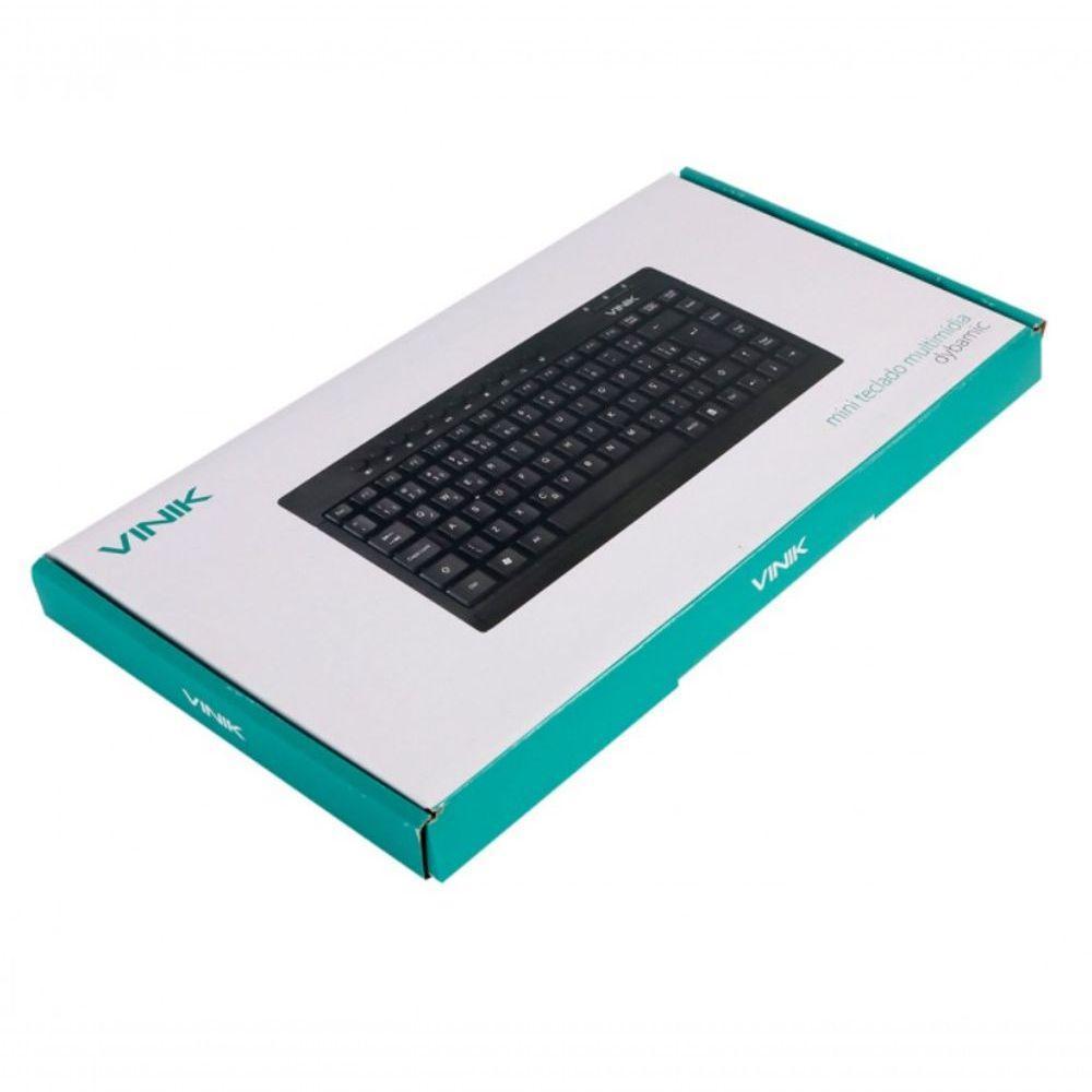 Mini Teclado Usb Multimidia Dynamic 10 Teclas Multimidia Abnt2 Cabo 1.8M - Vinik - Dt111 - 5
