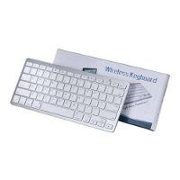 Teclado Bluetooth Para Tablet Android E Ios Branco/prata - 1