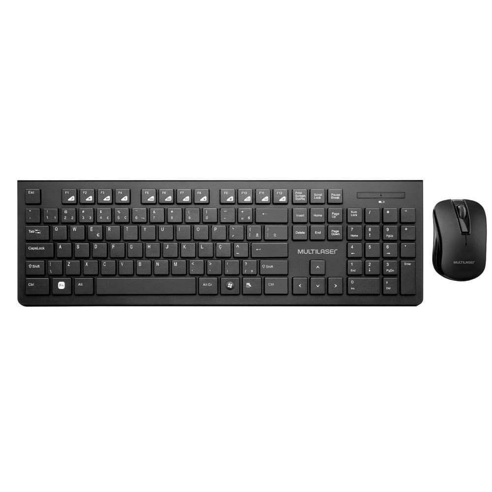 Kit Teclado &amp; Mouse Sem Fio Multimadia Tc212 - 2