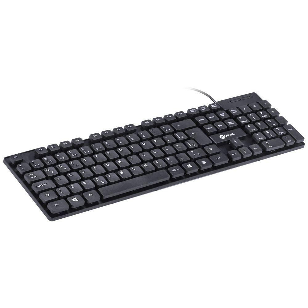 Teclado Chocolate Usb Dynamic Abnt2 1.8M Preto - Dt160 - 8