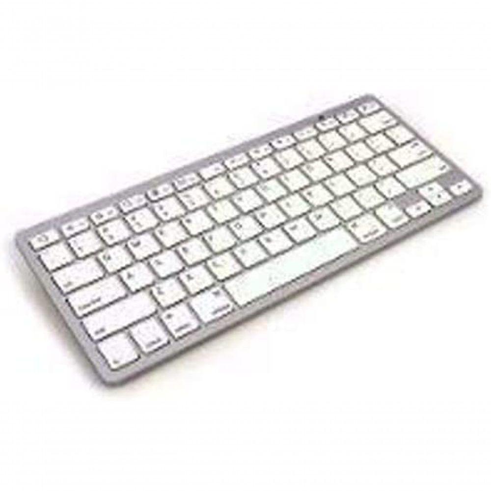 Teclado Sem Fio Bluetooth Branco Para Tablet E Smartphone - 3