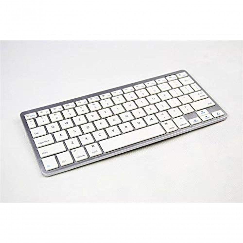 Teclado Sem Fio Bluetooth Branco Para Tablet E Smartphone - 4