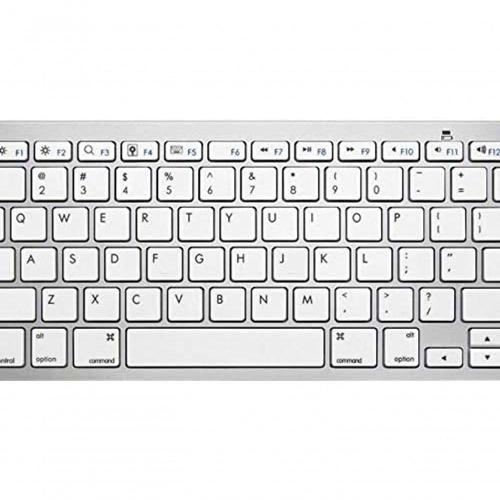 Teclado Sem Fio Bluetooth Branco Para Tablet E Smartphone - 5