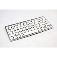 Teclado Sem Fio Bluetooth Branco Para Tablet E Smartphone