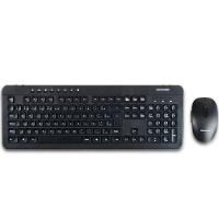 Kit Teclado E Mouse Sem Fio Recarregavel 2.4Ghz Usb Preto Tc250 - 1
