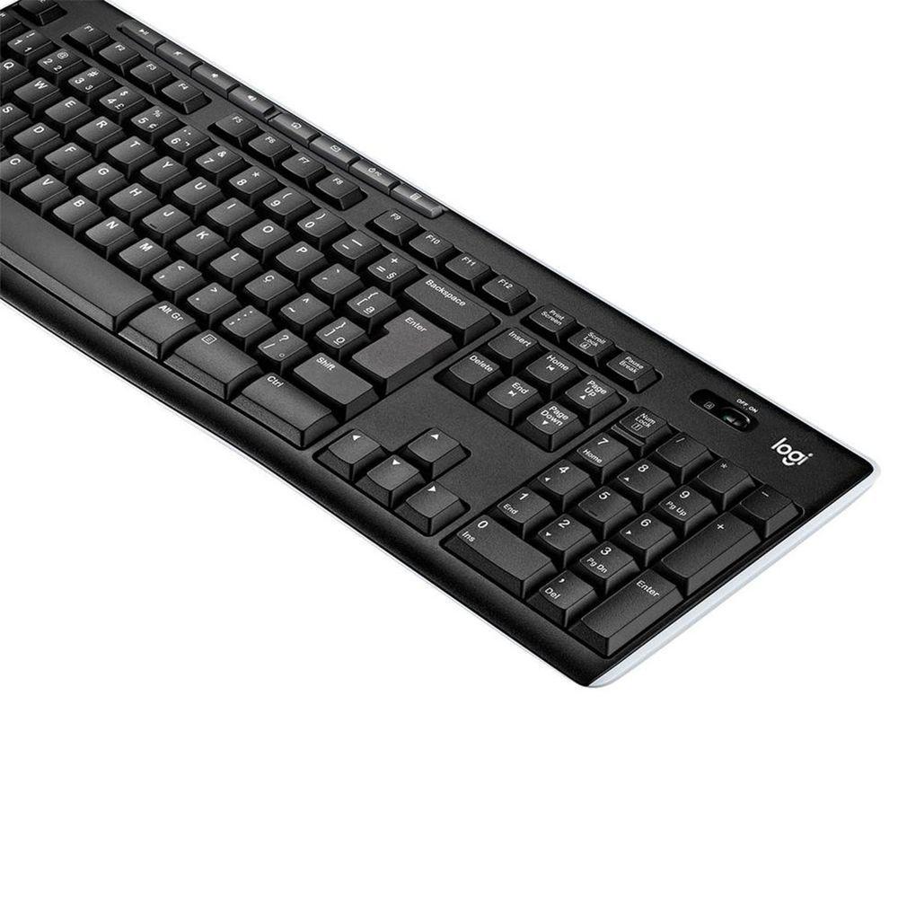 Teclado Logitech K270, Wireless, Abnt2, Tecnologia Logitech Unifying, Preto - 920-004427 - 4