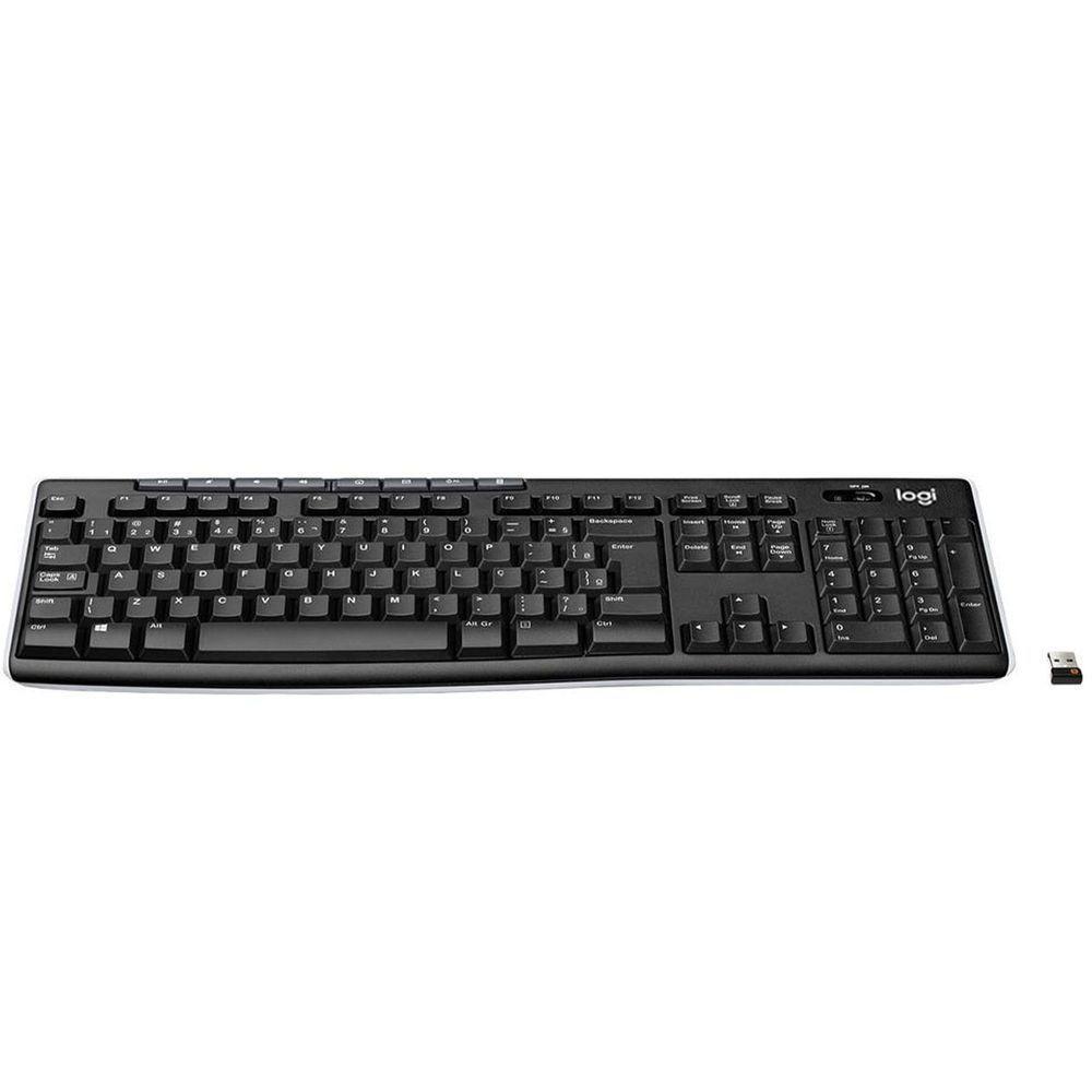 Teclado Logitech K270, Wireless, Abnt2, Tecnologia Logitech Unifying, Preto - 920-004427 - 5