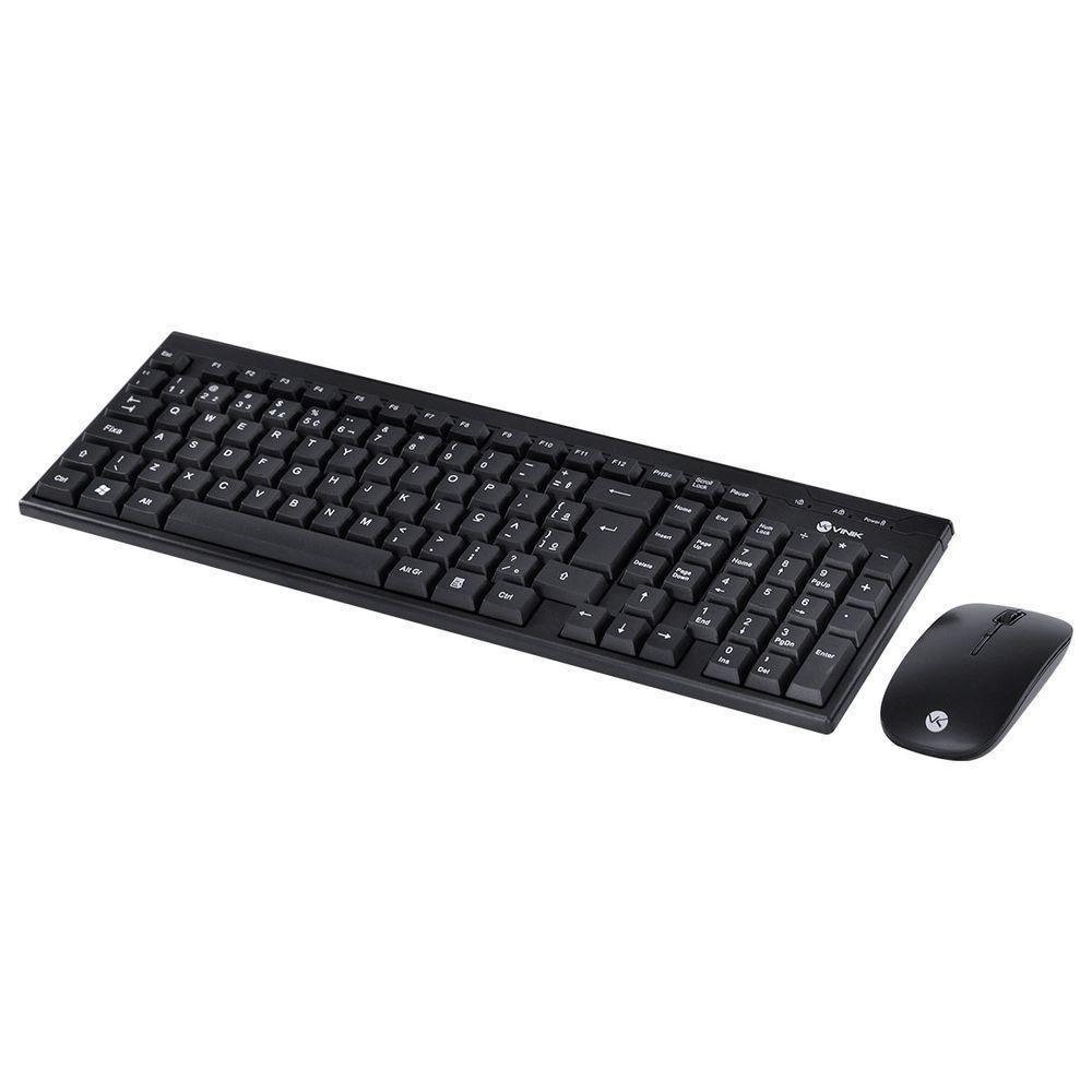 Teclado E Mouse Sem Fio Usb Dynamic Corp Abnt2/1600 Dpi Pret - 3