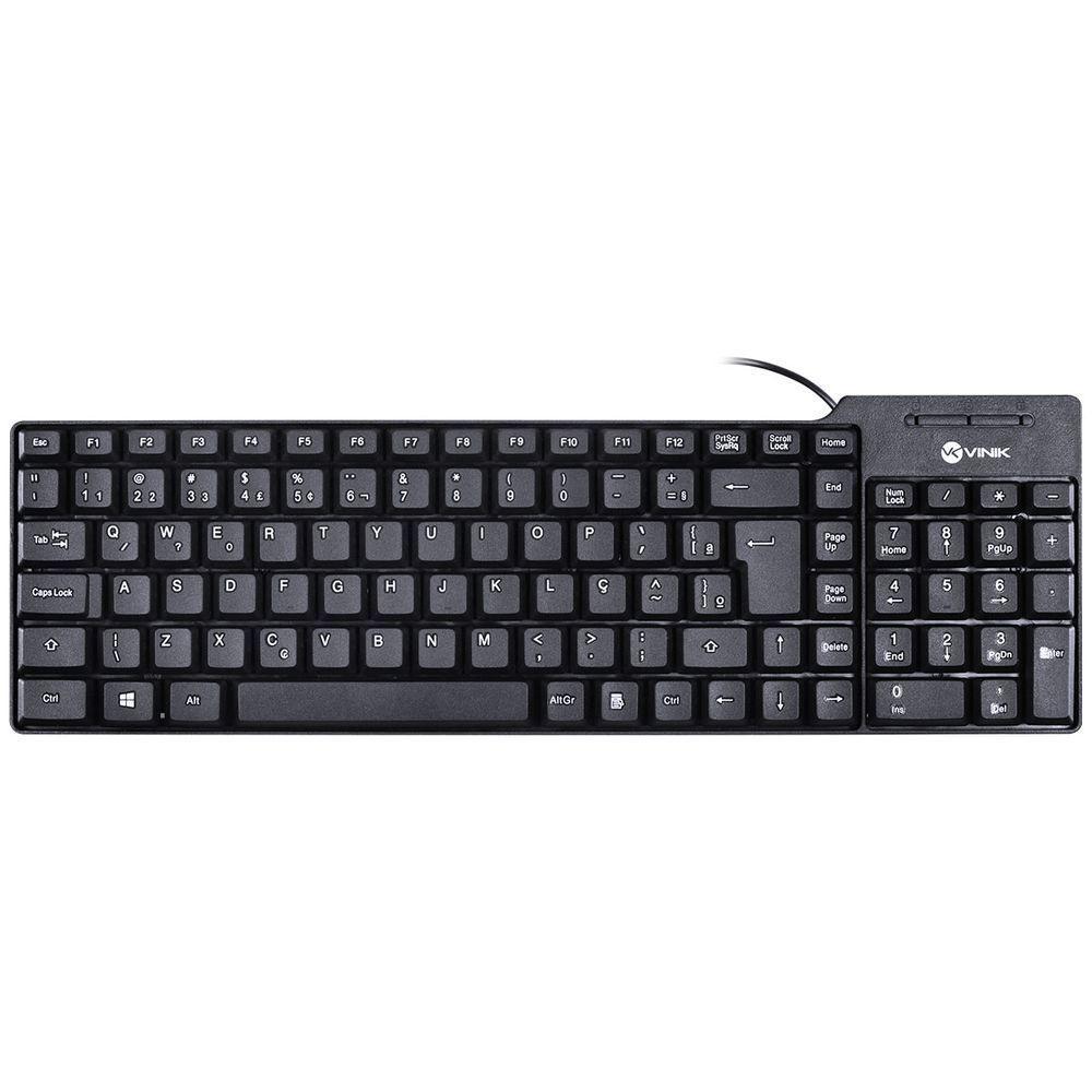 Teclado Compacto Usb Dynamic Abnt2 1.8M Preto - Dt150 - 1